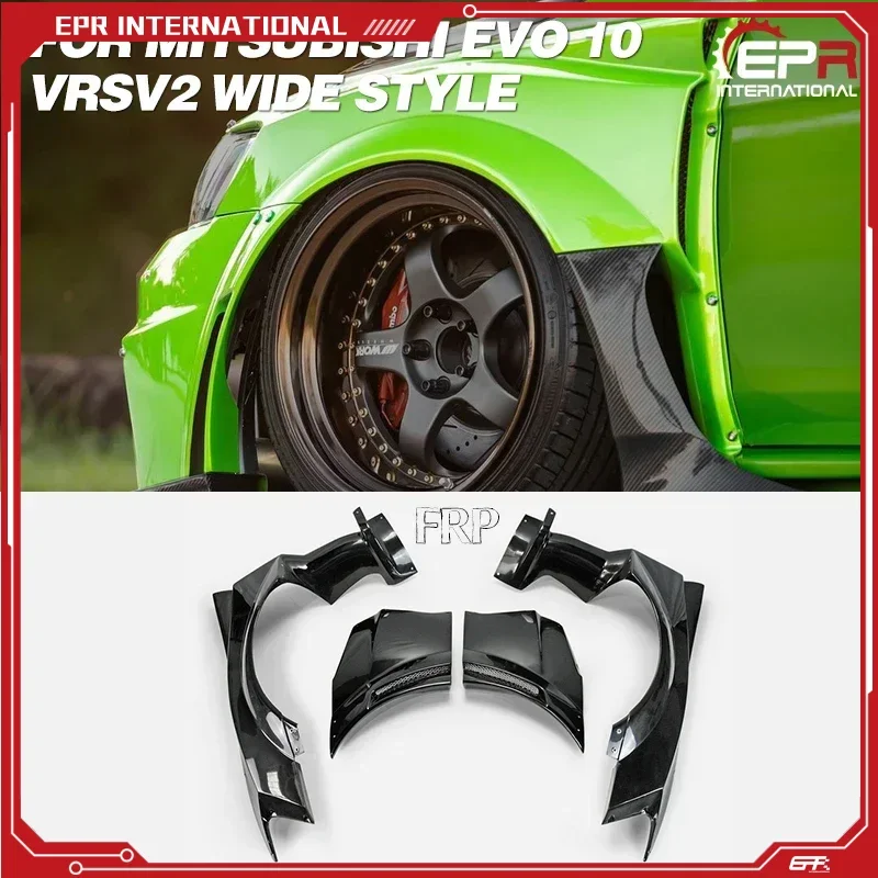 

Для Mitsubishi EVO 10 VRSV2 широкий стиль переднего крыла из стекловолокна