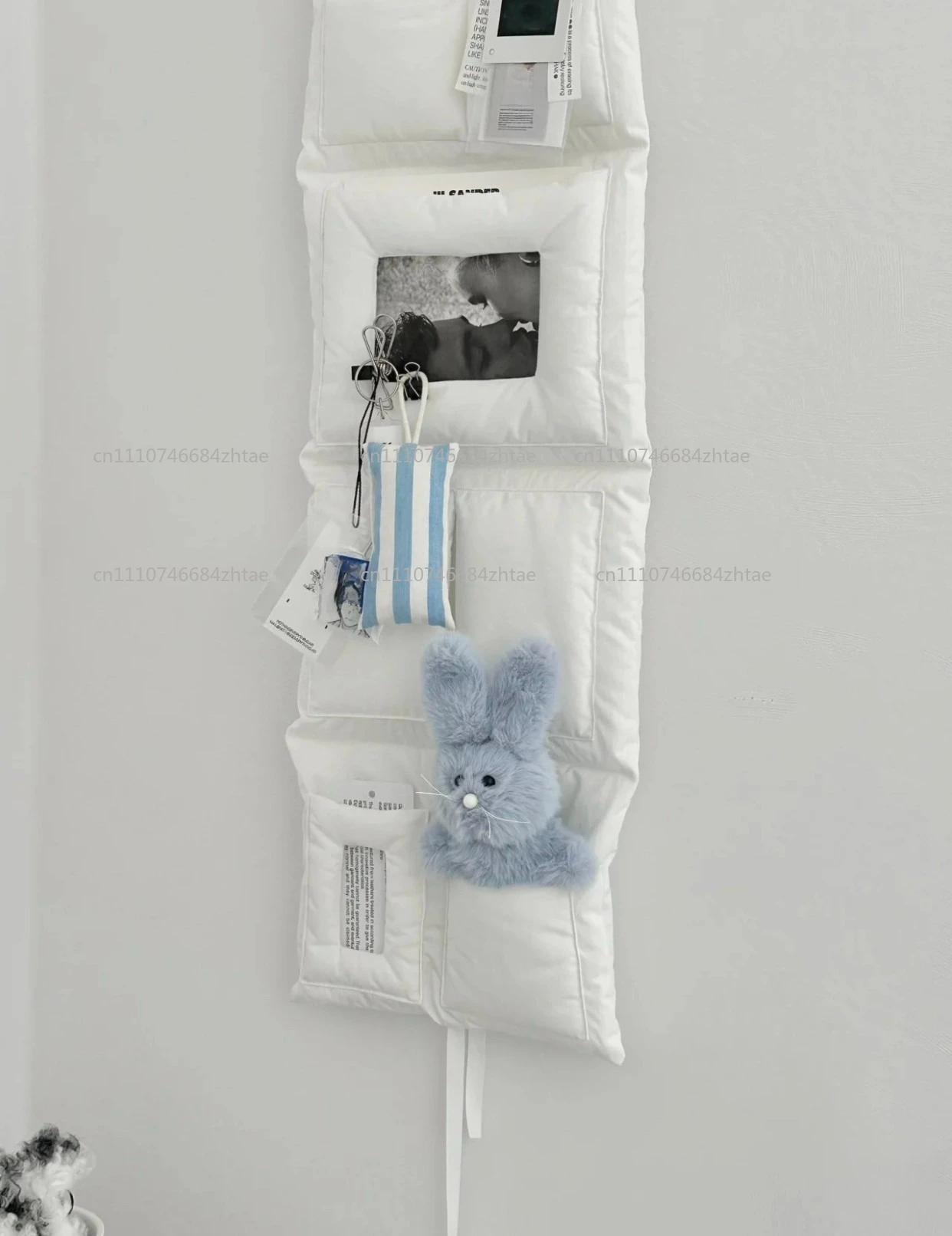 Multifunctional Behind the Door Wardrobe Storage Bag Upper Hanging Bag Hanging Bede Wall Storage Bag Underwear Sundries Artifact