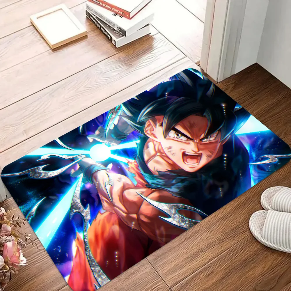 Anime Cartoon Dragon Ball Floor Mat Doormats Home Carpet Foot Mat Bathroom Absorbent Mats Anti-Slip Mats Home Decor Supplies