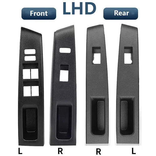 Panel de interruptor de ventana de coche RHD para Toyota Vitz 2010 - 2014 para Toyota Yaris LHD 2012 2013 2014 Panel superior de reposabrazos delantero y trasero