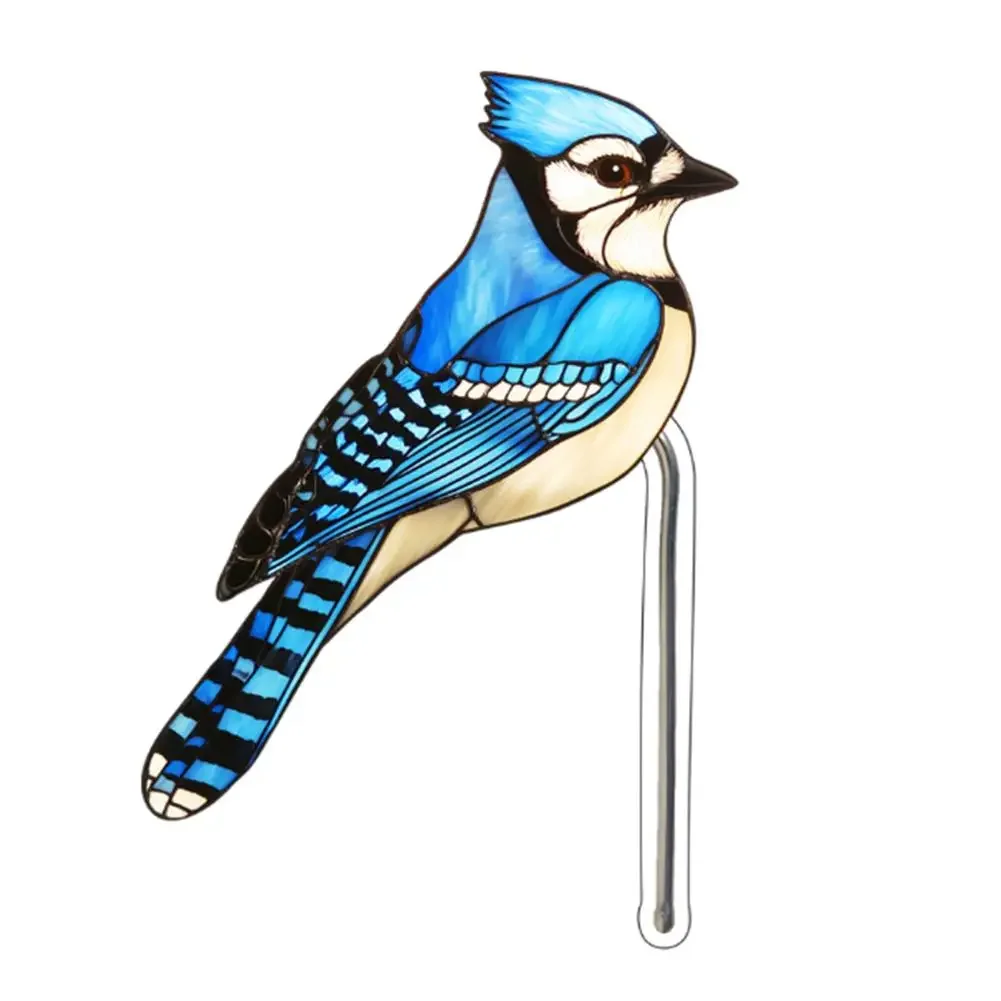 Outdoor Acrylic Pot Decoration With Bird And Butterfly Theme For Garden Use Offering Creative And Plant Display Solution