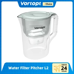 Vortopt 3.5L Water Purifier Filters Pitcher 200 Gallon Fast Filter Water Purification Coffeeware Teaware Drinking Jug BPA Free