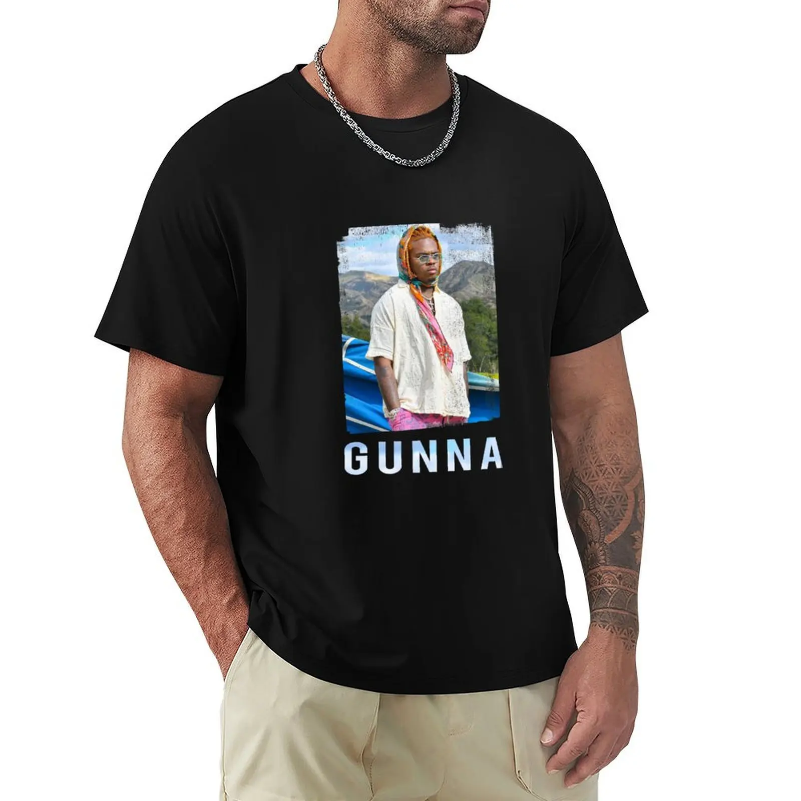 

Gunna Skybox T-Shirt croswit shirt man Personalized t-shirt plain black t shirts men