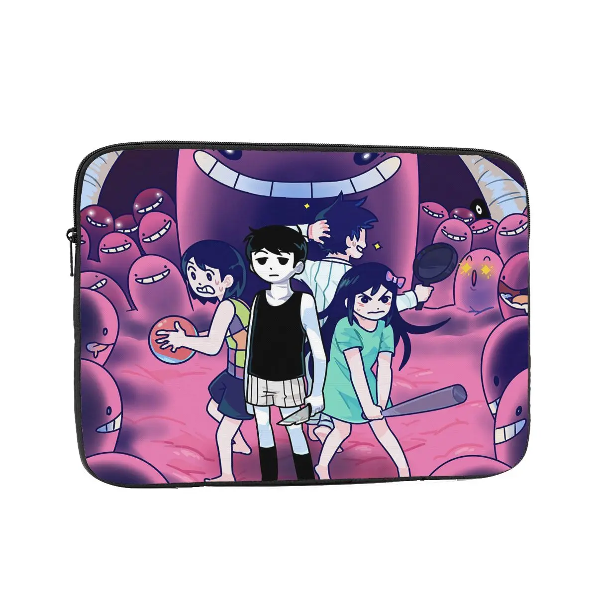 Laptop Notebook Bag Case Omori Game Basil Mari Kel Aubrey Computer Sleeve Case 12 13 15 17 Inch Shockproof Case Bag