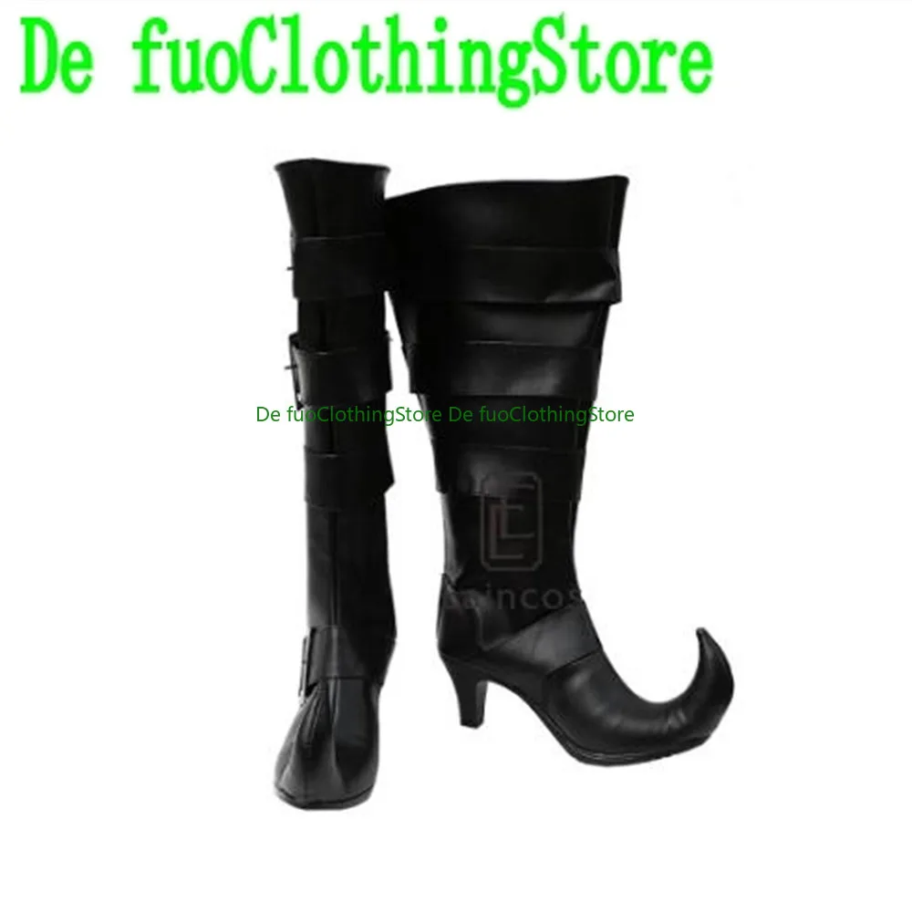 أسود بتلر Kuroshitsuji الأحذية Undertaker الأحذية تأثيري أحذية لعبة أنيمي لعبة لعب الأدوار هالوين الدعائم الطرف الأحذية الأحذية