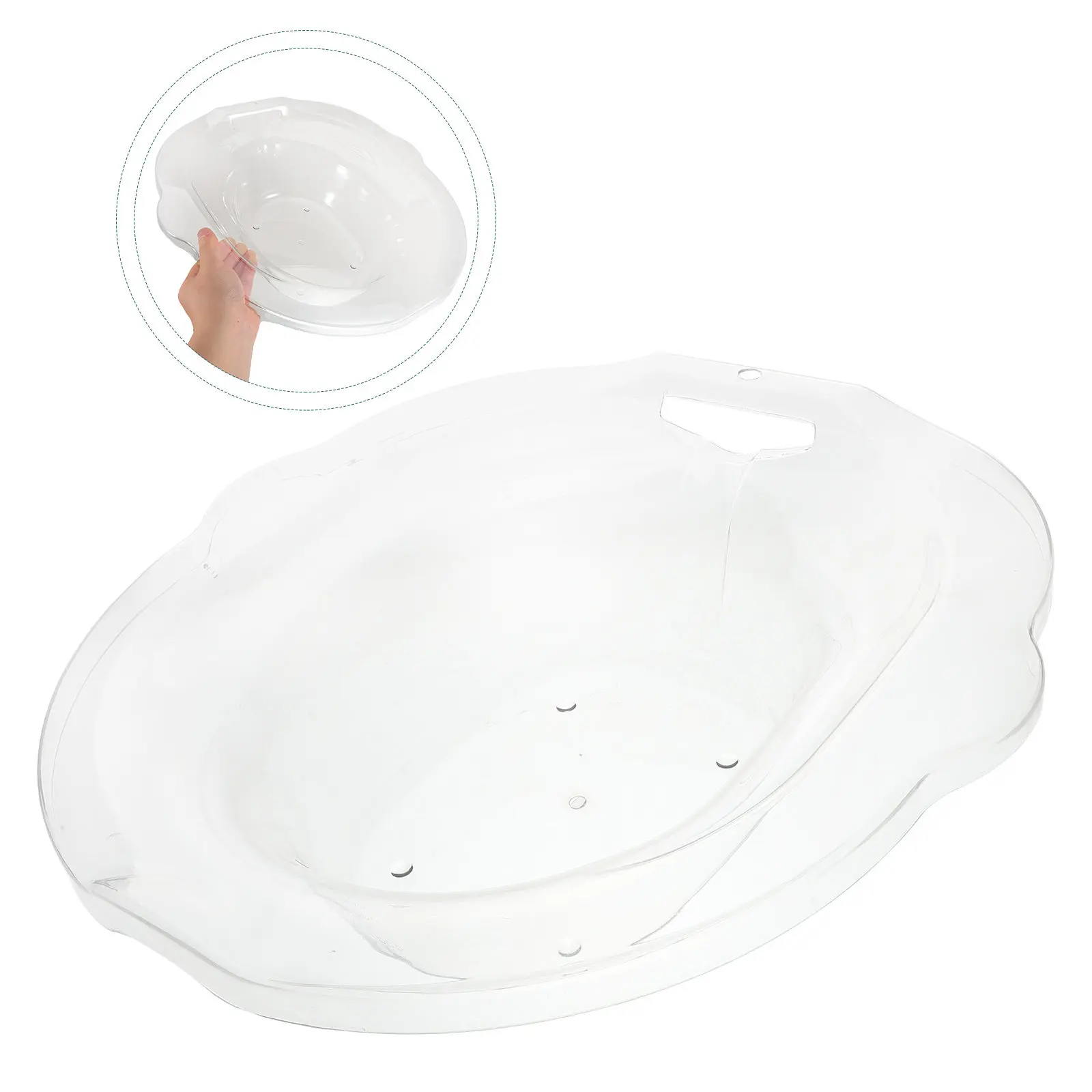 

Women'S Hip Bath Basin Over Toilet Sitz Bath For Postpartum Care Portable Bathroom Essential For Elderly Patient Use