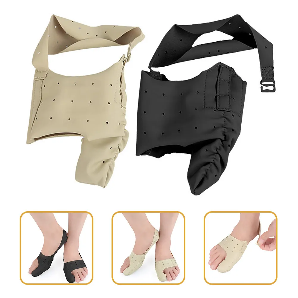 

2Pcs Toe Separator Bunion Corrector Hammer Toe Straightener Size M Adjustable Foot Wrap Support Comfortable Breathable Elastic