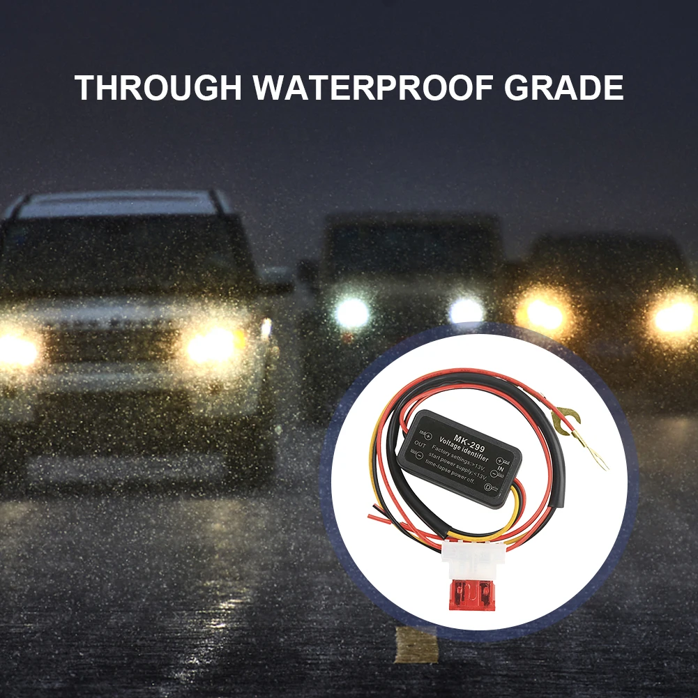 

Автомобильный светодиодный контроллер DRL 12 В-24 В, водонепроницаемый контроллер освещения, переключатель включения/выключения, светодиодный автоматический контроль для автомобильных аксессуаров