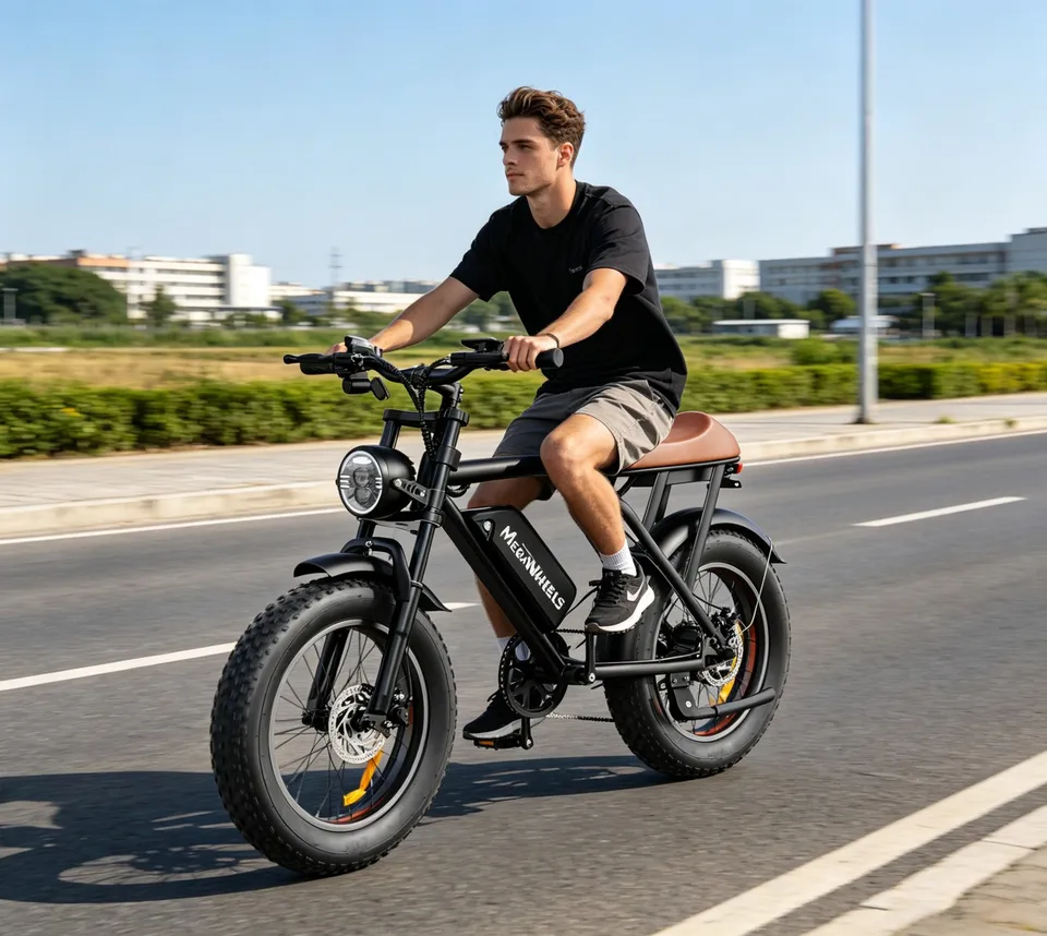 Electric Bike 20"Fat Tire Ebike for Adults All Terrain Off Road Removable Batter image 2