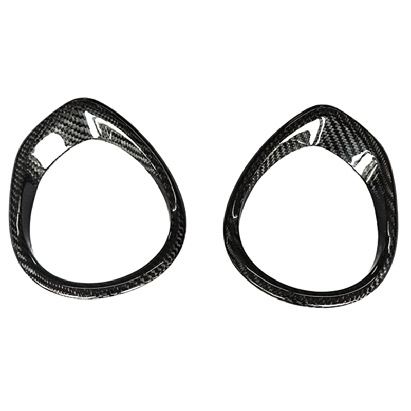 Motorcycle Carbon Fiber Speedometer & Tachometer Ring Cover Trim For Yamaha TMAX 530 2017 2018 2019 TMAX 560 2020 2021 Parts