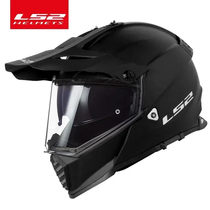 LS2 PIONEER EVO Motocross Helmet double lens ls2 MX436 off-road motorcycle helmets capacete moto casco casque