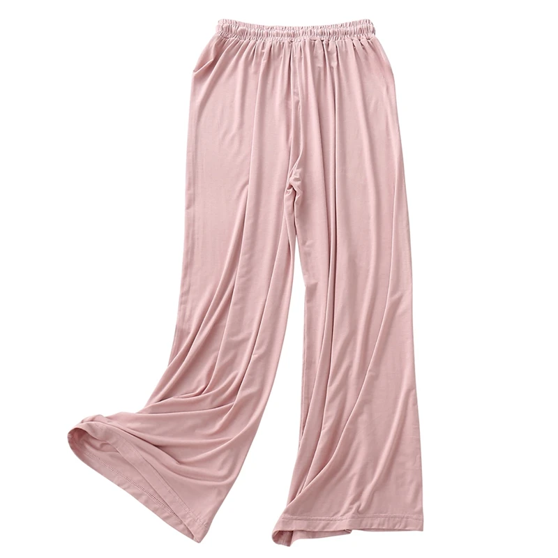 Home Pants with Pocket for Women\'s Spring and Summer xl Loose Casual Wear Thin Wide Leg Pajamas Pants