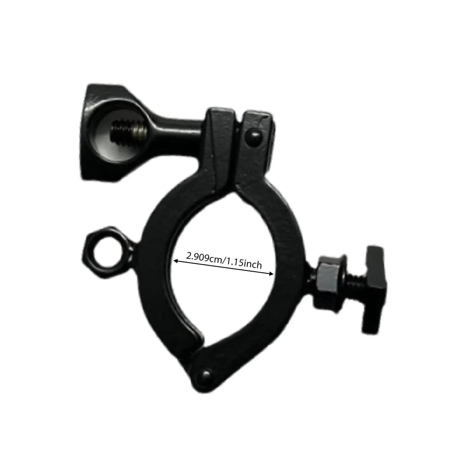 Heavy Duty Metal Scoop Mounting Clamp Roof Rack Accessory Organizer Tool Holder for Car Roof Storage Solution