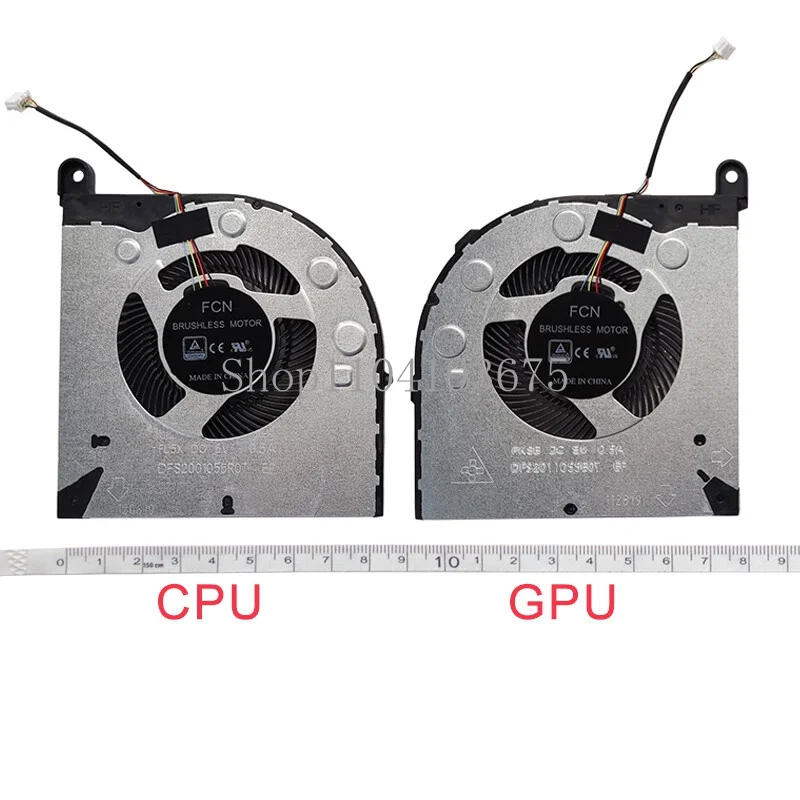 New CPU GPU Cooling Fan for Lenovo Legion Y730 Y740 Y9000K (2019)4-PIN radiator