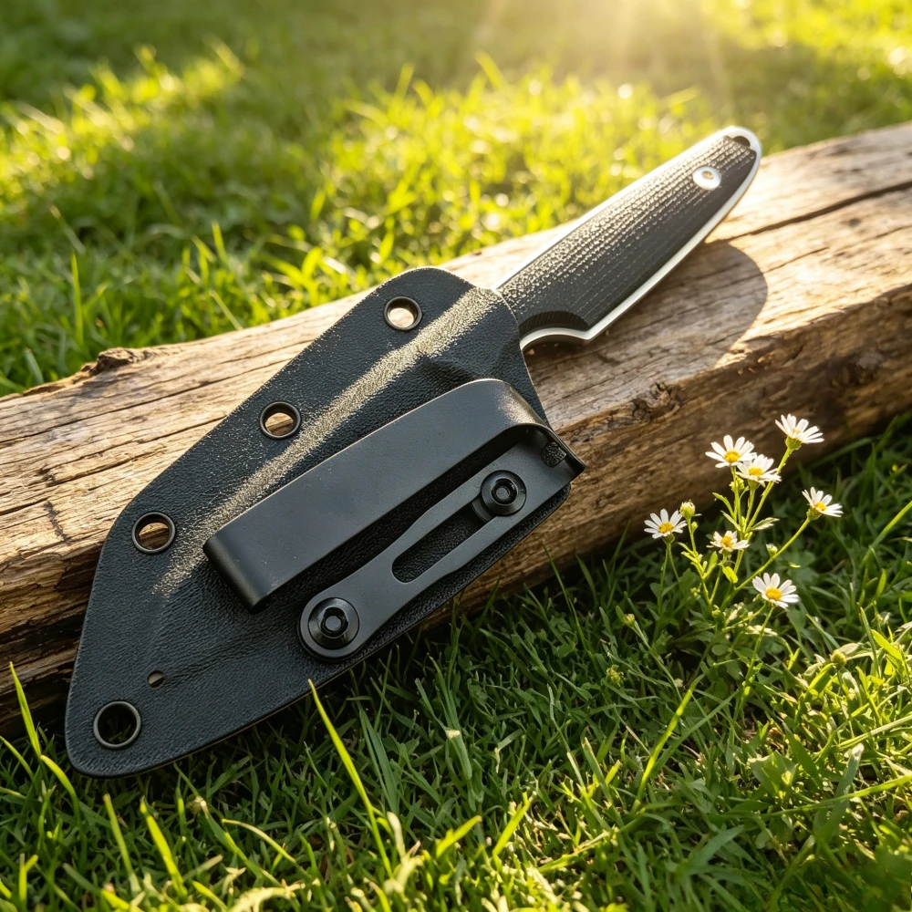 Нож EDC для кемпинга, пикника  – обзор и цена Camping Cooking Knife With Sheath