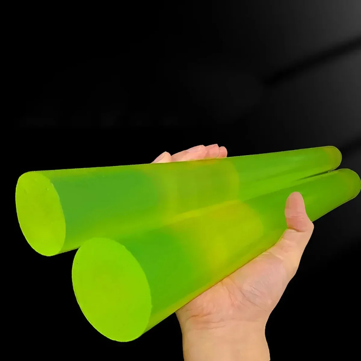 Solid PU Polyurethane Rod Cow Tendon Elastic Rubber Rubber Round Bar Dia 2/3/4/5/6/8/10- 55mm Length