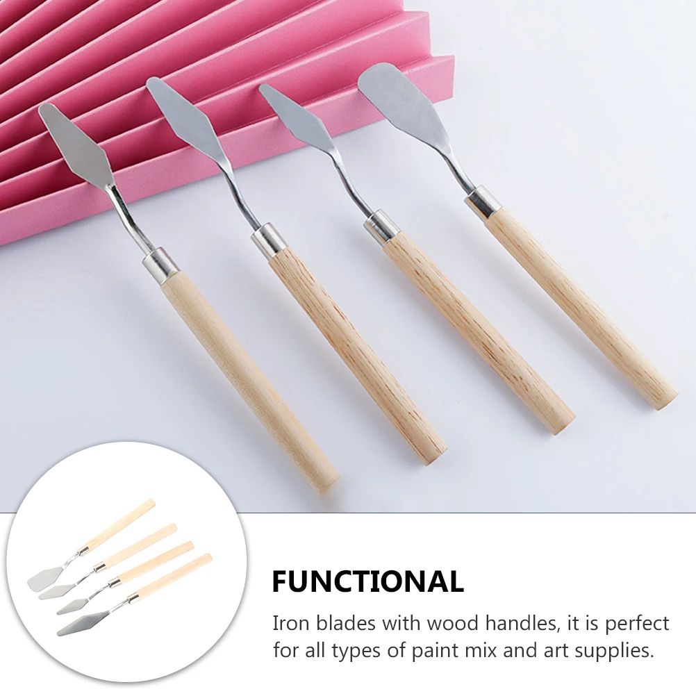 Malzubehör, Lidschatten-Schaber, Spachtel, Kunstzubehör, spitze Schaber