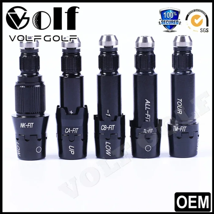 Designer and Brand Owner ALL-FIT Universal Adapter Sleeve +/- 1.5 Degree All Fit Golf Leading Brands Connector