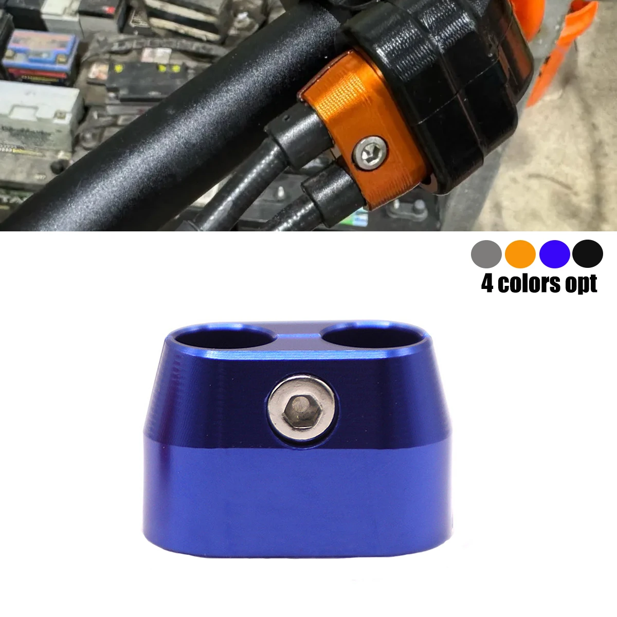 

Motorcycles CNC Motorcycle Throttle Cable Protection Clip For Husqvarna FE FC TC TE TXC SM SMR 250 310 350 450 501 2002-2013