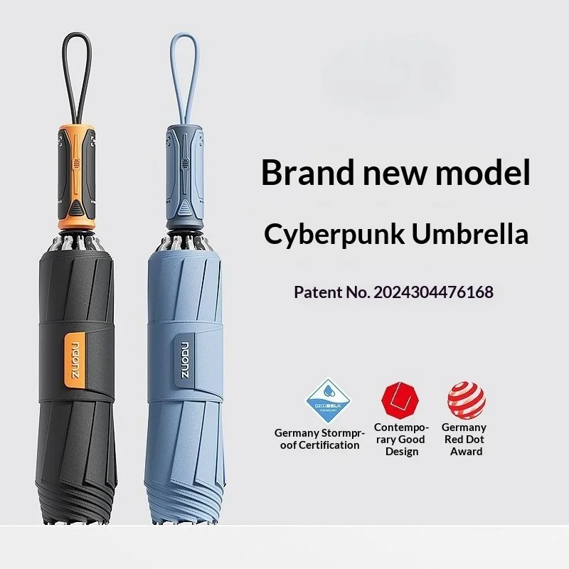 

Fully automatic umbrella, windproof and heavy rain special car reverse folding umbrella