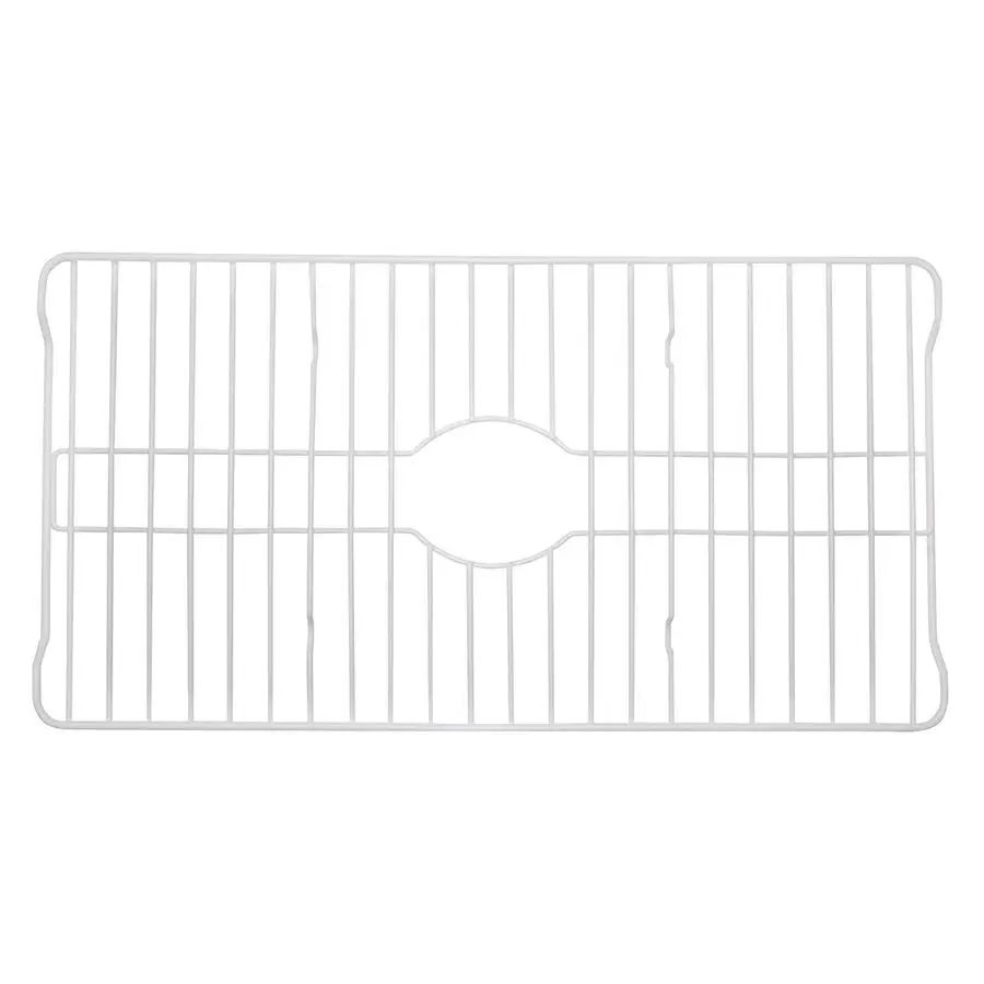 

Sink Protectors for Kitchen Sink, Protective Metal Grid, 24.125x12.75x1 inches, White Kitchen Sink Mat to Shield Sink Base from
