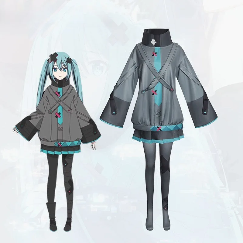 

Hatsune Miku Cosplay Anime Project Sekai Colorful Stage Sad Miku Cosplay Hoodies Halloween Party Outfits for Women birthday gift