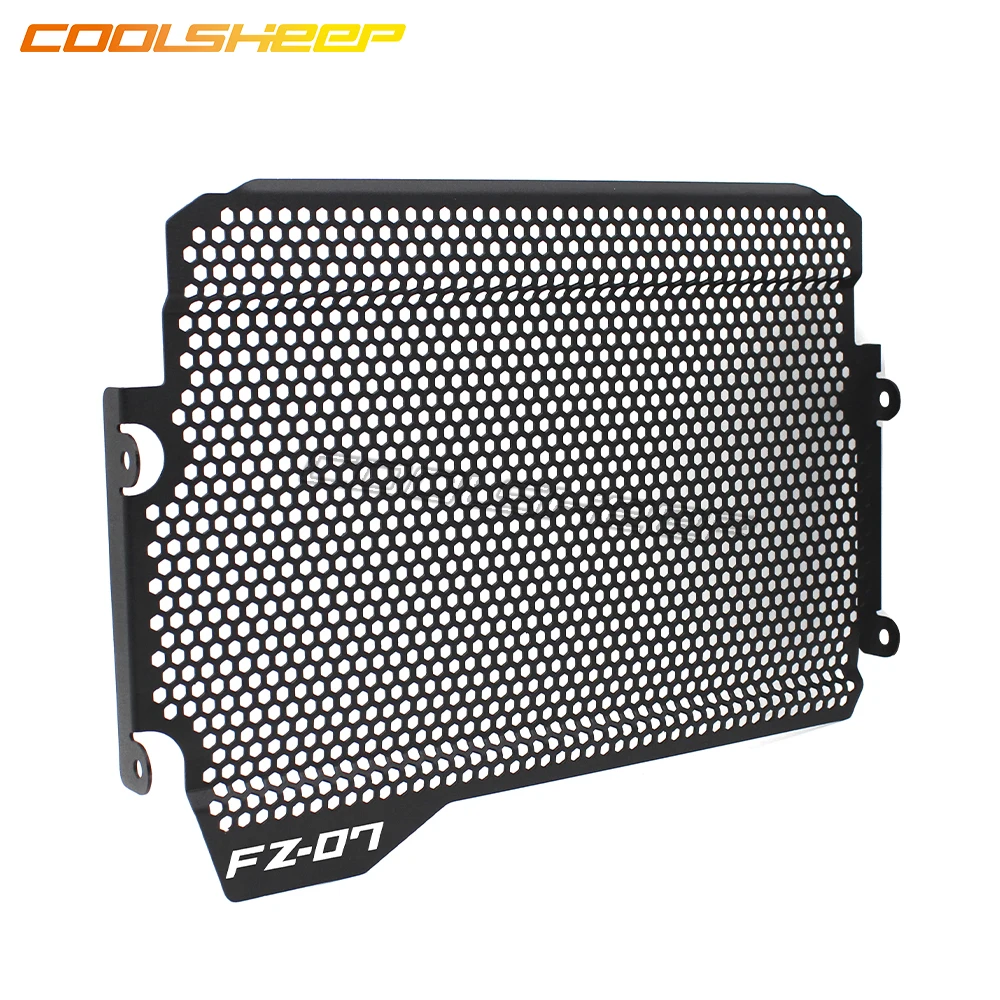 غطاء حماية مصبغة المبرد الأسود ، حماية خزان الوقود ، اكسسوارات الدراجات النارية ، ياماها MT07 FZ07 R7 2018 2019 2020 2021 2022 #5