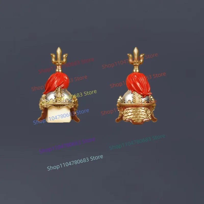 Moc blocos de construção mini figura três reinos chen mang montagem modelo exibição dos desenhos animados anime acessórios brinquedo presente do feriado