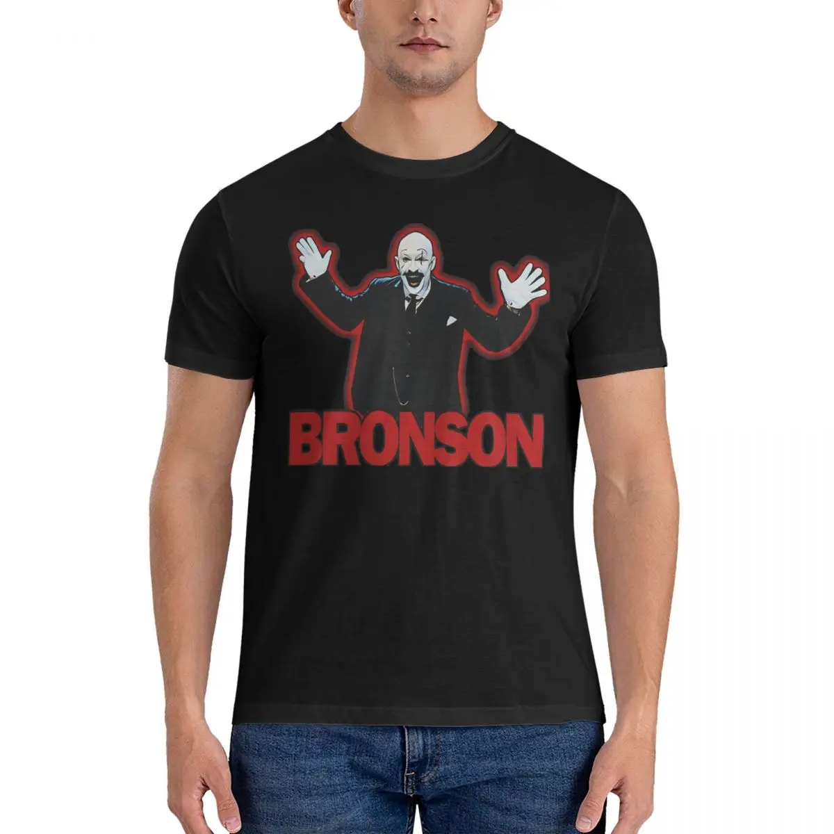 Men Tom Hardy Is T Shirts Bronson Pure Cotton Tops Funny Short Sleeve Round Neck Tees 4XL 5XL T-Shirts