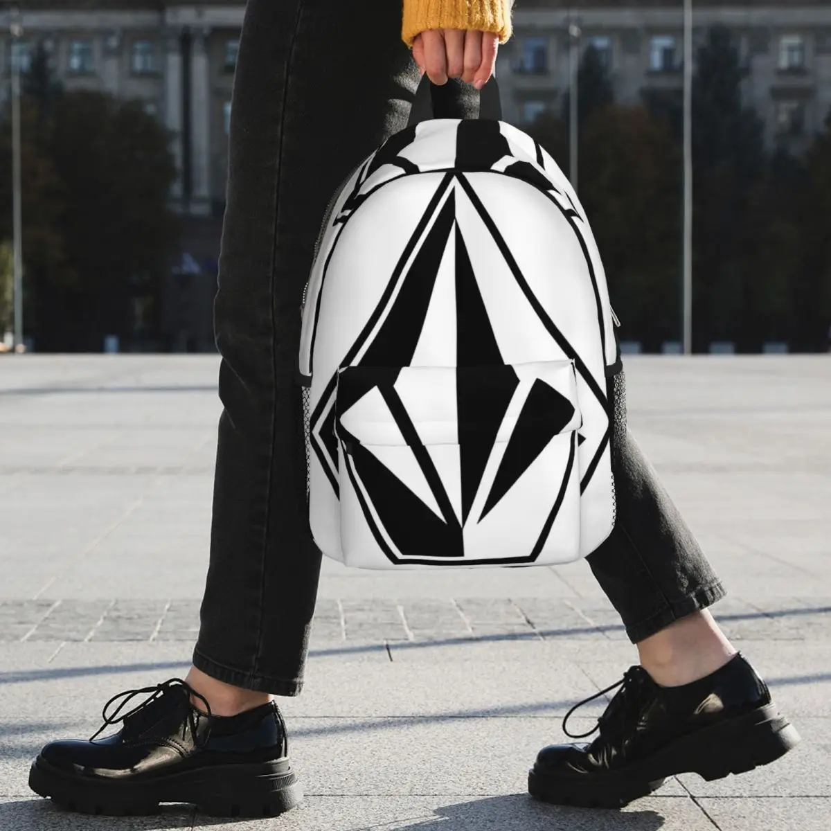 Volcom Logo Backpacks Teenager Bookbag Casual Students School Bags Laptop Rucksack Shoulder Bag Large Capacity