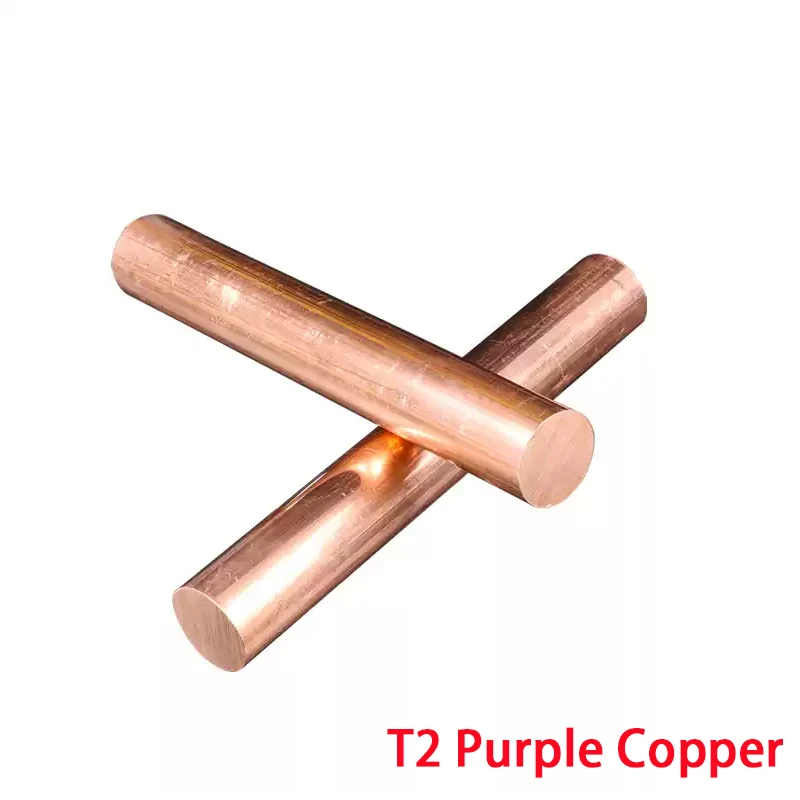 1Pcs Red Copper Bar Length 150/200/250/300mm Dia 12/14/15/16/18/20/22/25/28/30/32/35mm Solid Coppers Various Shaft DIY