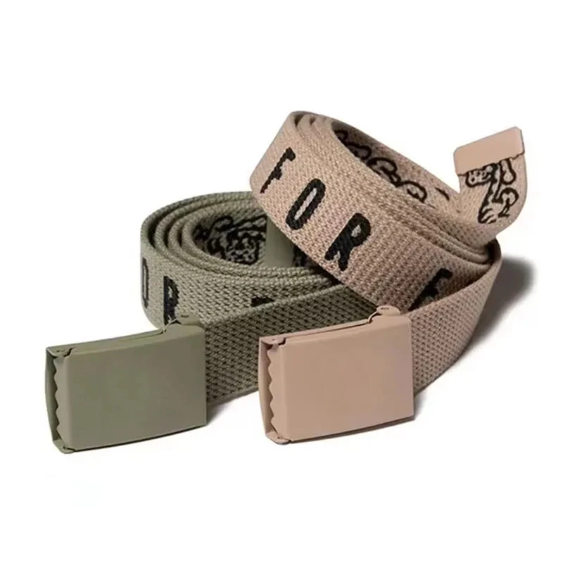 Casual Canvas Tiger Belt Outdoor Nylon Belt Jeans Suspender Cute Cartoon Cloth Accessories