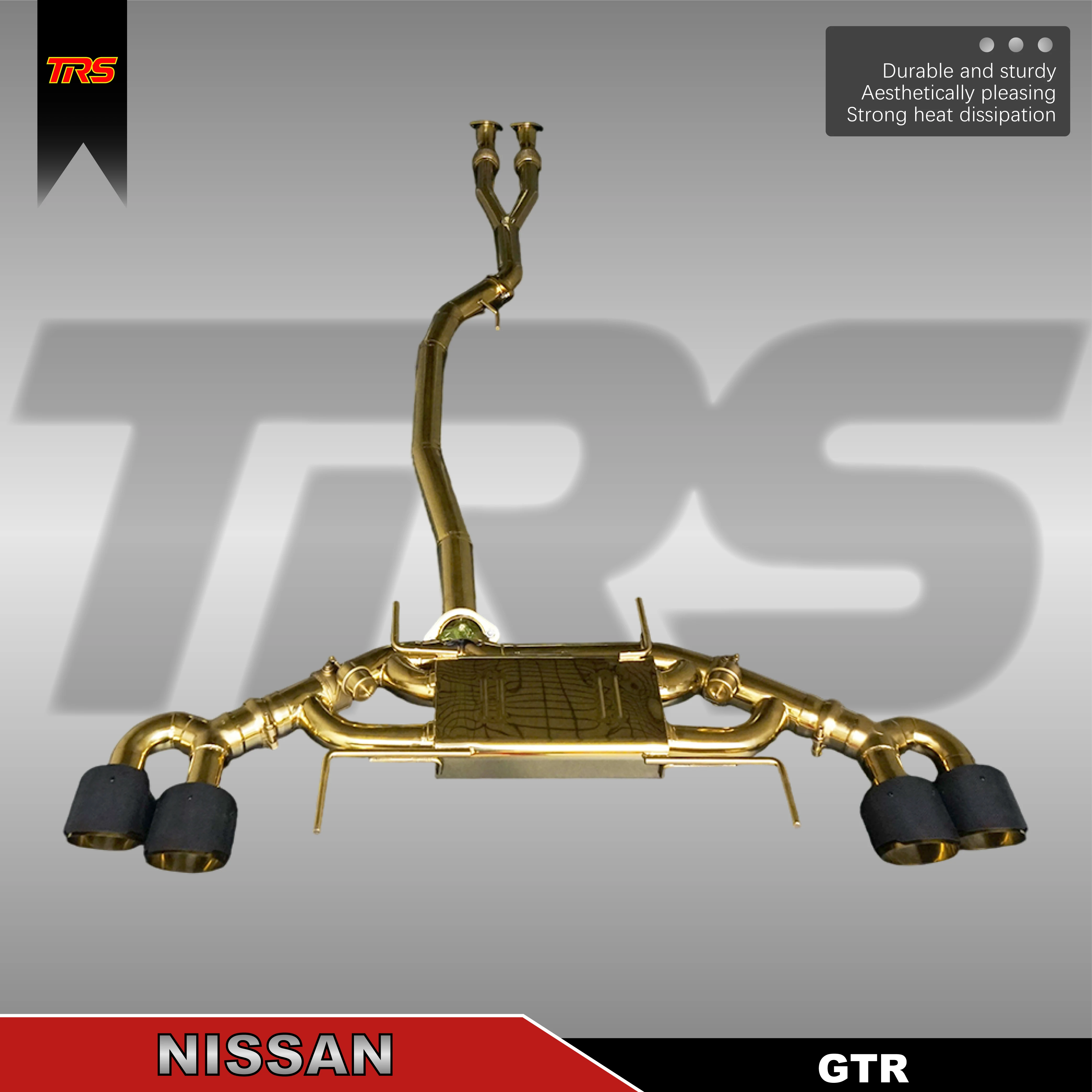High-Performance Exhaust System for GTR – Boost Power & Aggressive Sound
