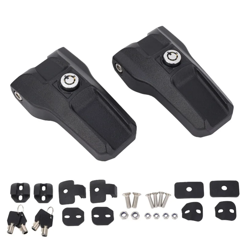 Hood Latches With Lock Aluminum Adjustable Vibration Reduction Enhanced Safety Locking Hood Catch Kit For JK JL JT