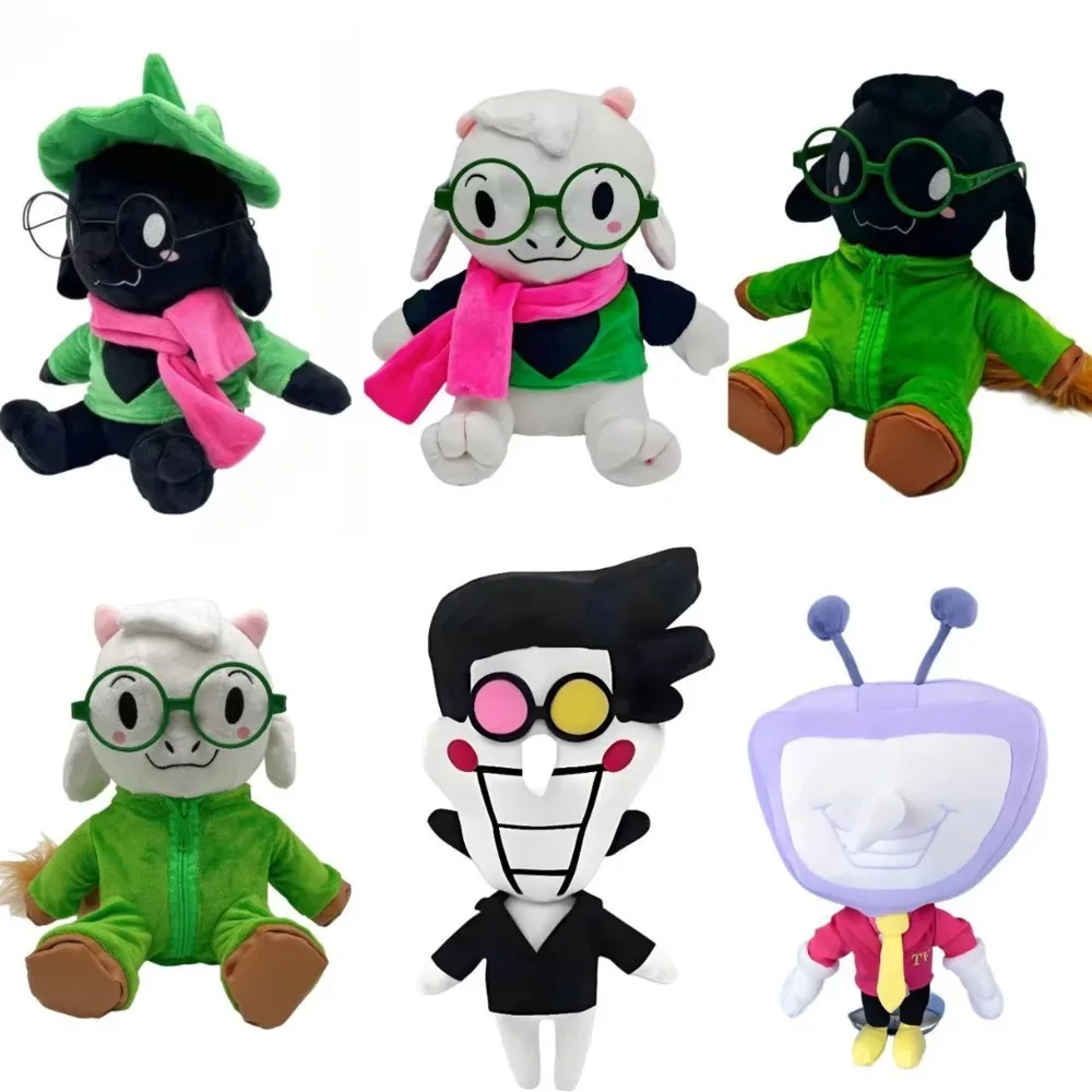 

Kris Deltarune Tenna Plush Doll Toys Kris Tenna Spamton Lancer Animation Figures Soft Doll Toys for Kid Xmas Birthday Gift