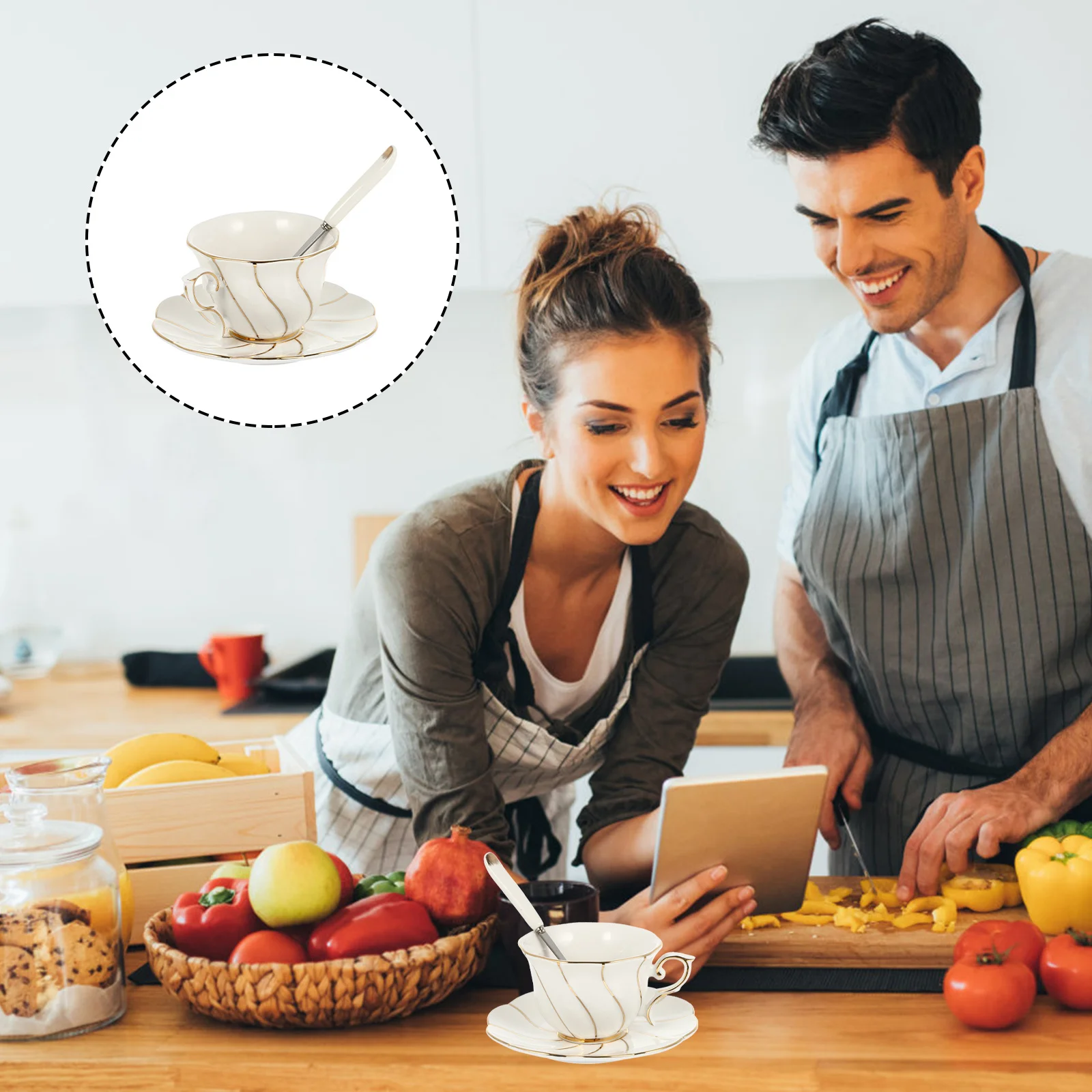 

1 комплект, набор блюдца для кофейной чашки, керамика, материал премиум-класса, гладкие края, удобная ручка, большая вместимость, для домашнего офиса, кафе, элегантный