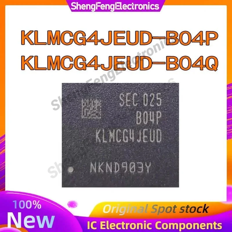 KLMCG4JEUD-B04P KLMCG4JEUD-B04Q 100% جودة eMMC BGA 64Gb رقاقة الهاتف المحمول قرص صلب ذاكرة تخزين الكمبيوتر #1