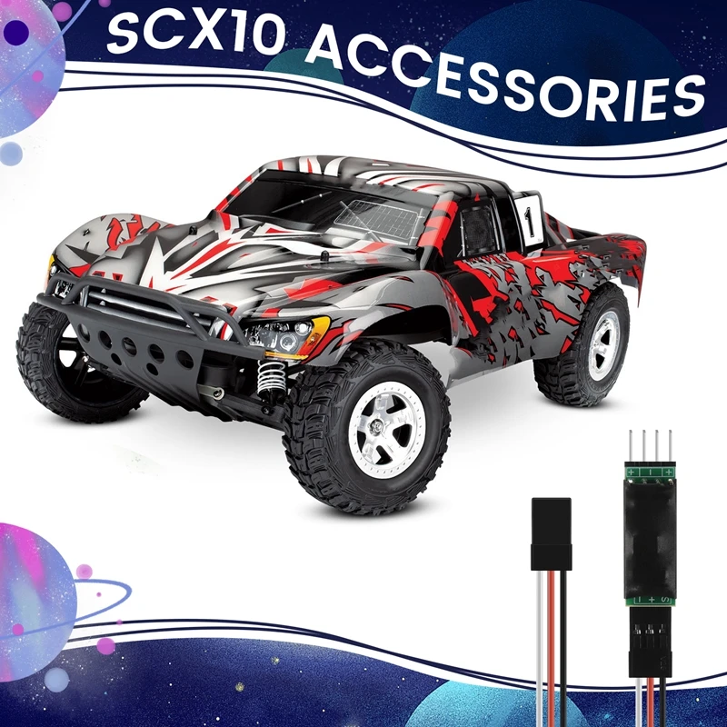 Sistema de Panel de interruptor de Control de luz de lámpara LED, encendido/apagado, 3 canales, para Traxxas Hsp Redcat Rc4wd Tamiya Axial Scx10 D90 RC, vehículo