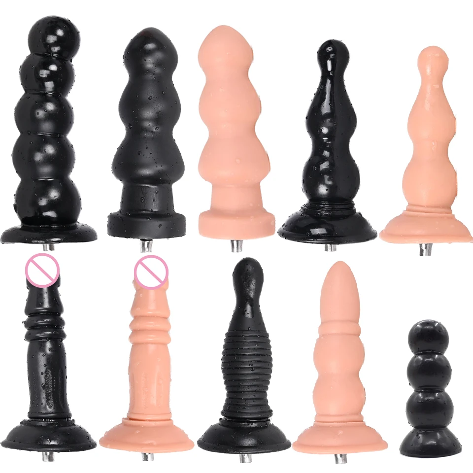 ROUGH BEAST-U-Lock Anal Dildo Anexo para Máquina Sexual, Feminino e Masculino Masturbador, Brinquedos Sexuais, Máquina de Masturbação