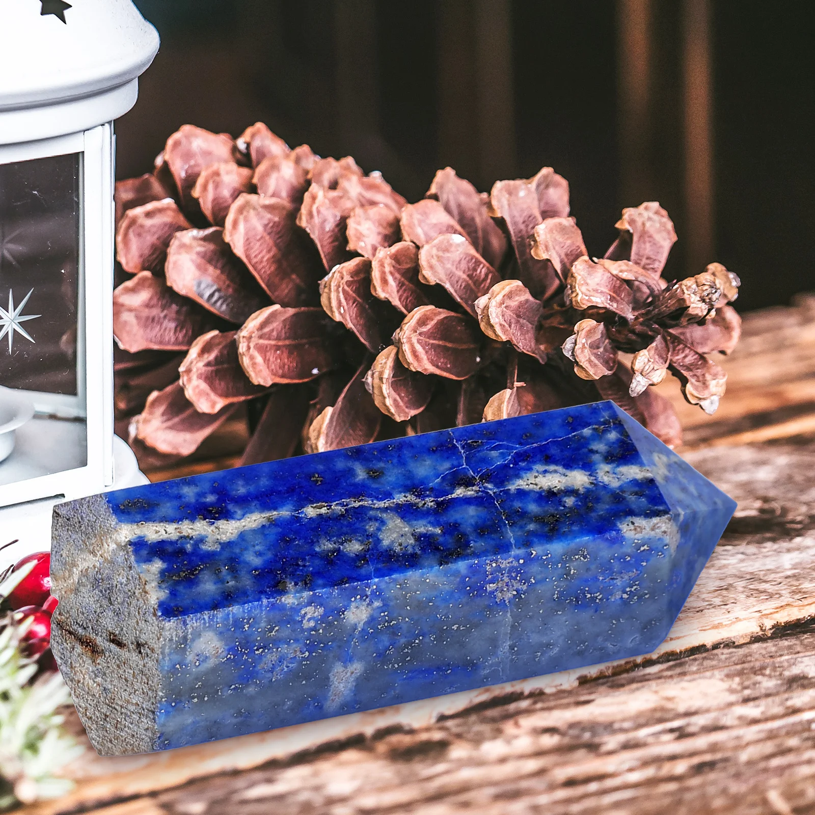 

Decor Hexagonal Natural Home Office Crystal Stone Decoration Desk Decoration Craft Statue Ornament Gift