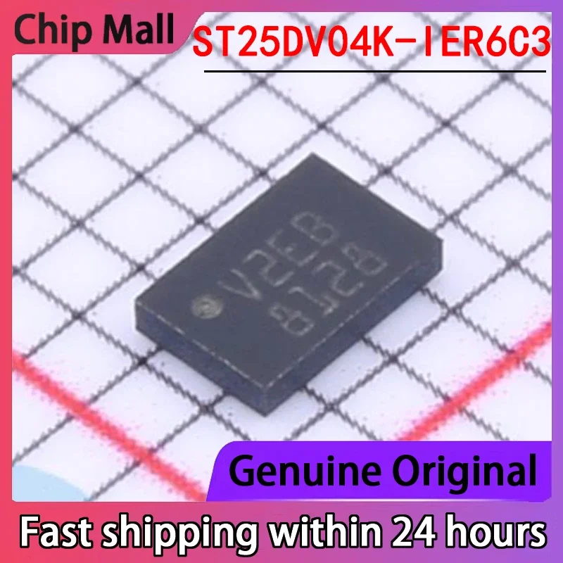 

5PCS New Original ST25DV04K-IER6C3 Package DNF8 1.8V~5.5V RF Card Chip