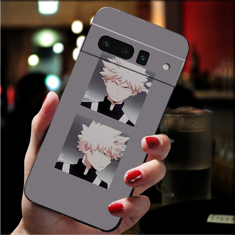 Phone Case For Google Pixel 10 Pro XL 9 Pro XL 8 7 6 Pro 9A 8A 7A 6A Pixel 8 7 6 5 Anime My Hero Academia deku bakugou