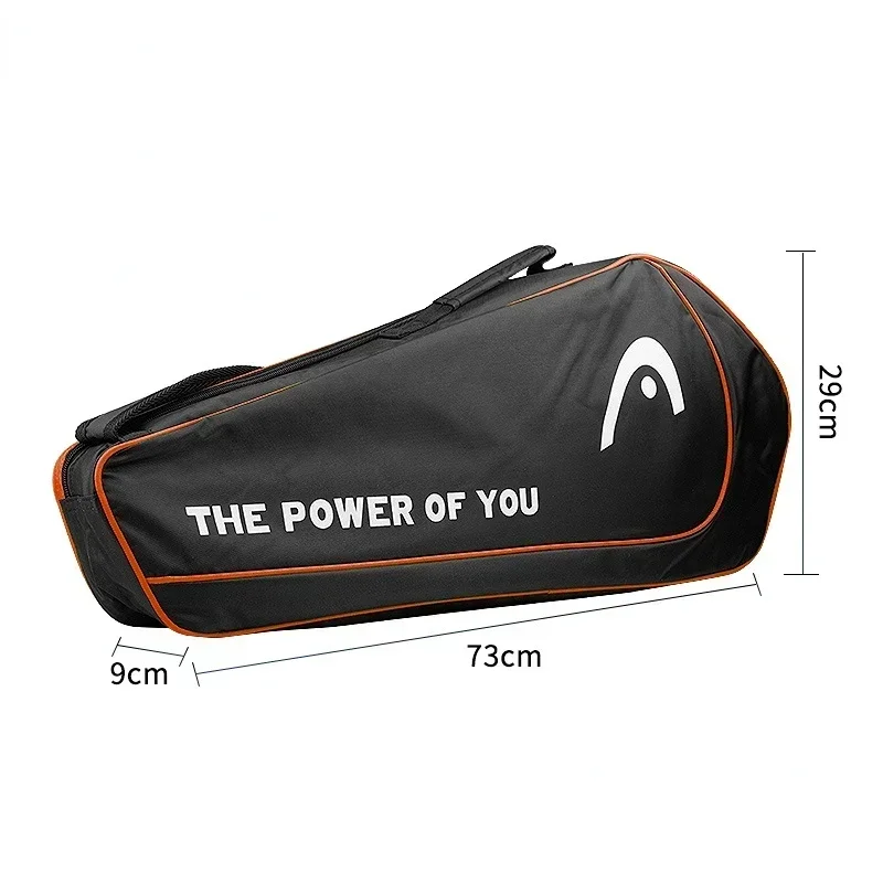 HEAD Tennis Racket Bag 3 Pack Training Sport Competition Shoulder Hand Bag Squash Badminton Raquete De Padel Bag