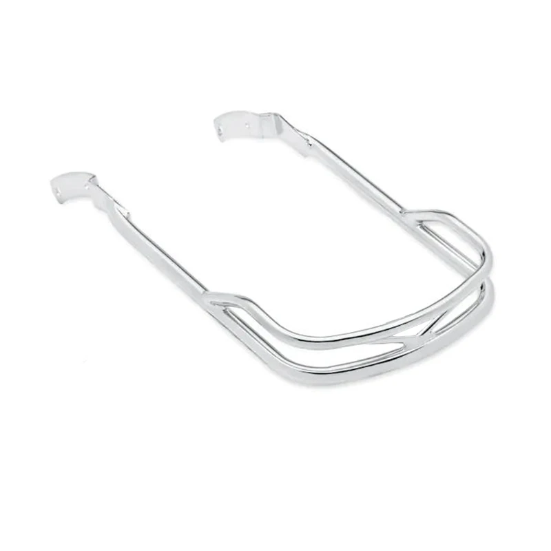 Motorcycle Chrome Front Fender Rail Bumper Trim Bracket for Harley Softtail Classic Heritage 2000-2017