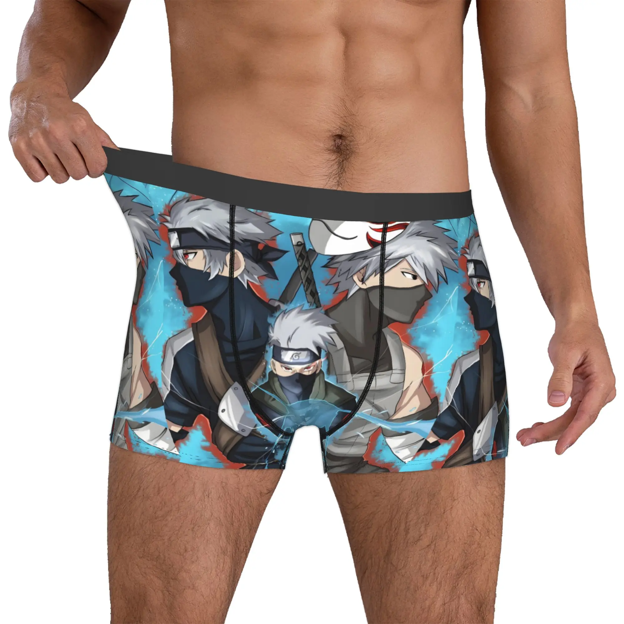 

Customized Fashion K-Kakashies H-Hatakes Comics Boxers Shorts Panties Men's Underpants Breathable Japan Briefs Underwear