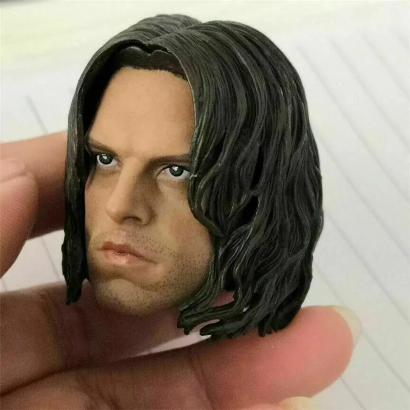 1/6 Scale Model Head Sculpt Winter Soldier Head Carving Toy Bucky For 12 inch HT Phicen TBleague Action Figure Collection Gifts