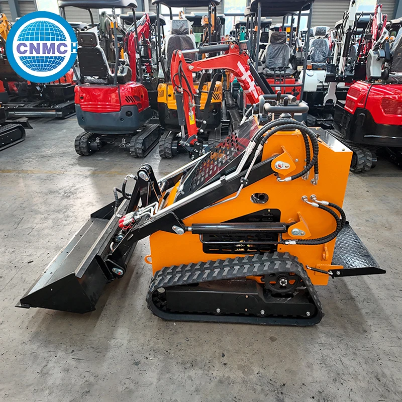 

CNM-380 Mini Skid Steer Loader Compact Multi-function Track Skid Steer Loader CE Certified Customized Skid Steer for Farm