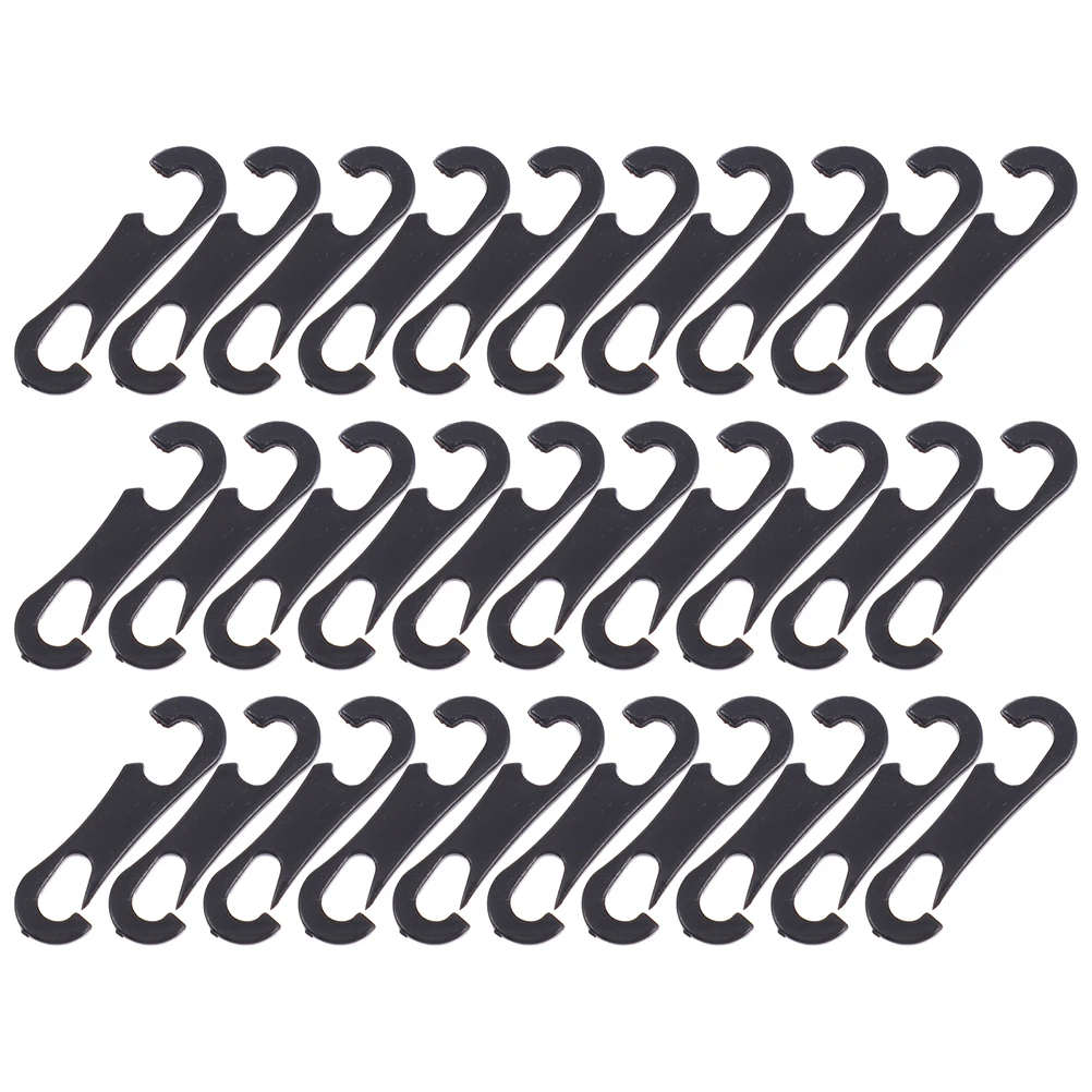 

100 Pcs Seat Hooks Fixing Clips for Purse Headrest Abs Bag Plastic Car Cover Hook Car Interior Hooks Seat Cover Fastener Stylish