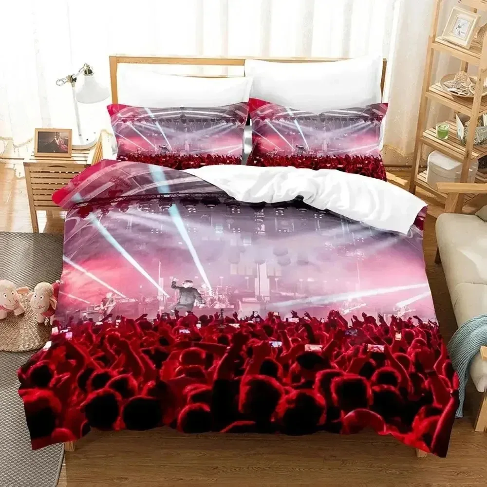 

Indochine Rock Bedding Set Single Twin Full Queen King Size Bed Set Aldult Kid Bedroom Duvetcover Sets 3D Bed Sheet Set