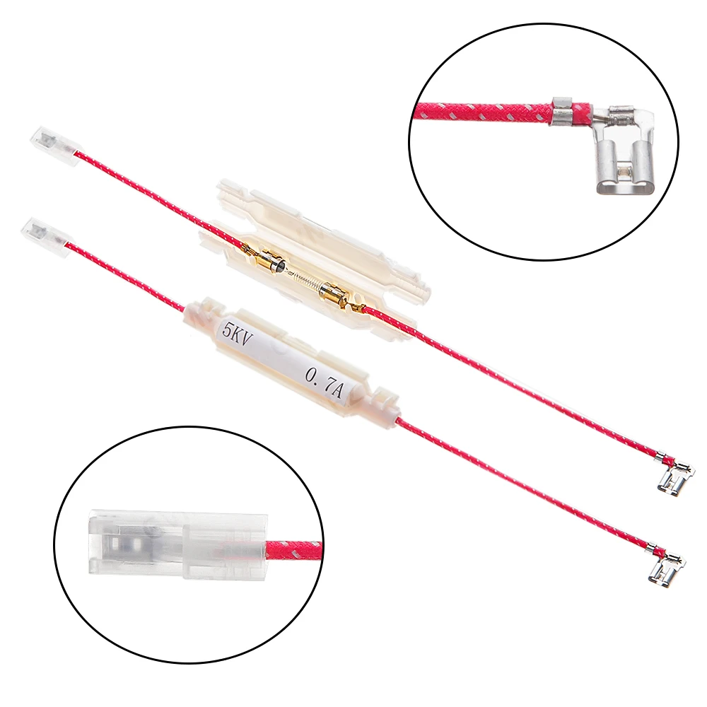 5KV 0.8A 0.75A 850mA 0.85A 900mA  High Voltage Fuse for Microwave Ovens Universal Fuse Holder Microwave Ovens Par 0.9A 800mA